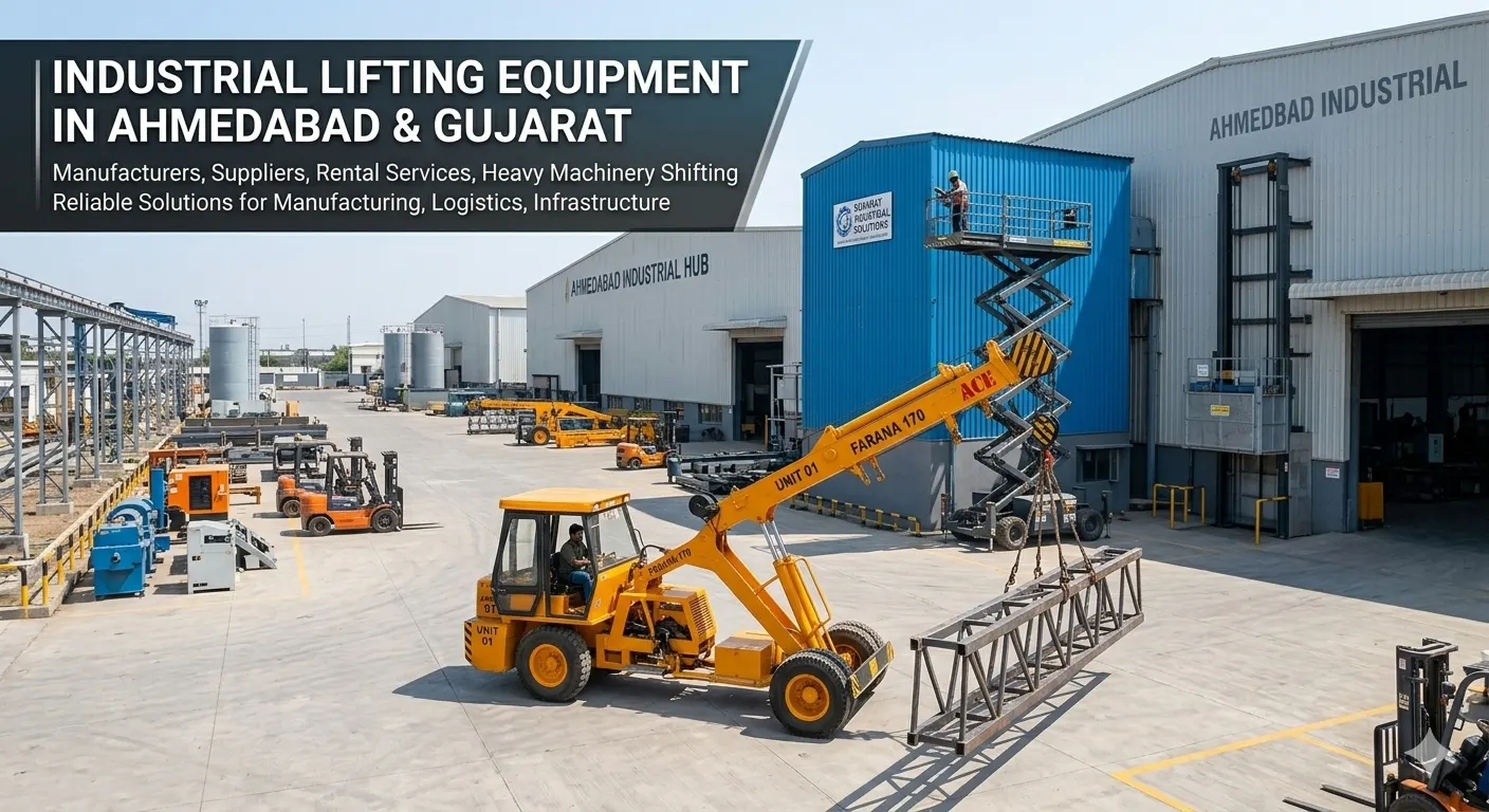 Industrial Crane & Erection Services in Ahmedabad and across Gujarat